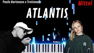 Paula Hartmann x Trettmann - Atlantis (Klavier Tutorial)