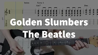 The Beatles - Golden Slumbers Guitar Tab