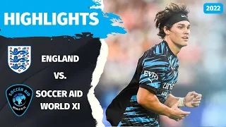 Soccer Aid 2022 Match Highlights: England vs. World XI FC