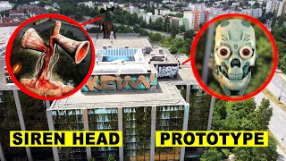 DROHNE überwacht SIREN HEAD vs. PROTOTYPE EXPERIMENT 1006 um 3 UHR mittags!! | KAMBERG TV