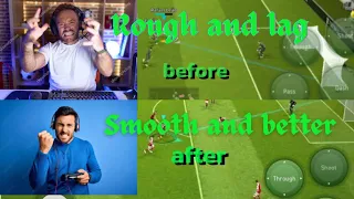 How to solve lagging problem in efootball 24 mobile,high graphics lag solution 🤔🤔👌