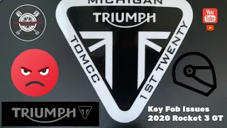 HEADS UP - Triumph Rocket 3 GT Motorcycle Key Fob Performance Update