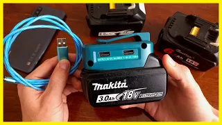 "ЧУДО" Китайской Электроники! Makita USB - многофункциональная насадка на АКБ