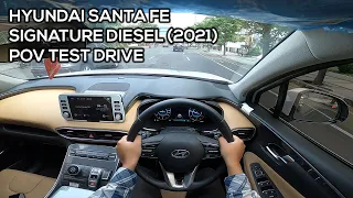 Hyundai Santa Fe Signature Diesel (2021) - POV Test Drive Indonesia