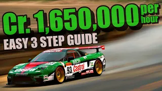 Easy and fun Money Method GT7 | New update 1.47 | GT7 Money Grind | Honda NSX Type R tune