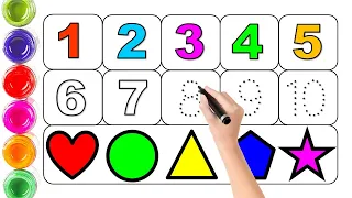 Phonics song, 1 to 100 counting, 123 Numbers, learn to count, One two three, Numbers song - 269