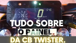 PAINEL DA CB TWISTER 300F 2023.#painel#configurações #twister2023.(2)