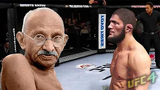 UFC4 | Khabib Nurmagomedov vs. Mahatma Gandhi (EA sports UFC 4)