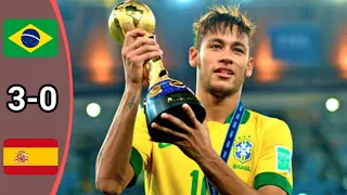 Brazil vs Spain 3-0 Final 2013 | Neymar Masterclass | FIFA Confederation Cup 2013