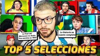 ¿QUIENES SON LOS 5 SELECCIONES MÁS GRANDES? DEBATE MUY PICANTE ENTRE PAÍSES ft. Muchísimos Invitados