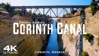 CORINTH CANAL by Drone 🇬🇷 Διώρυγα της Κορίνθου απο ψηλά | Aerial 4K | Κόρινθος Ελλάδα Greece