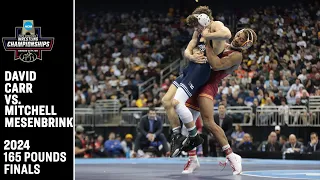 David Carr v. Mitchell Mesenbrink: 2024 NCAA wrestling championship (165 pounds)