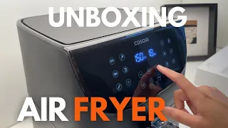 Cosori Air Fryer 5.5L Chef Edition Unboxing & First Impression