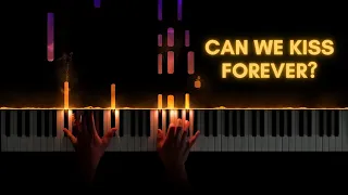 Kina - Can We Kiss Forever? - Piano Cover + Sheet Music