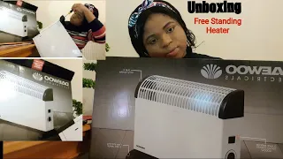 Unboxing +Review of A Free Standing Convectional Heating From Daewoo Electricals