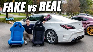 Racing Seat Install! REAL vs FAKE SEATS!