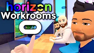 Facebook Horizon Workrooms on Oculus Quest 2 - VR Content Creator Meeting