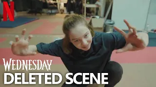 Wednesday Deleted Scene - Emma Myers’ Stunts (Extended Werewolf fighting Scene)