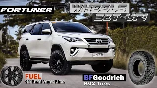 Fortuner wheel set upgrade // Simple Car Upgrade Ideas