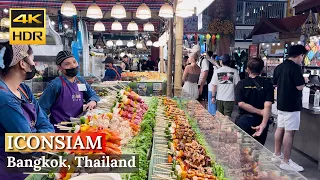 [BANGKOK] ICONSIAM “Thai Street Foods At Sook Siam Dining Zone"| Thailand [4K HDR Walking Tour]