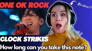 ONE OK ROCK  *Clock Strikes* How long can you take the note? First Time Reaction!