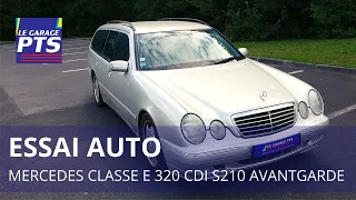 TEST AUTO YOUNGTIMER - MERCEDES CLASSE E 320 CDI S210 AVANT-GARDE 2000