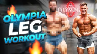 Training Legs With Mr Olympia Athlete (This was painful)