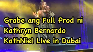 Hataw Full Prod ni Kathryn Bernardo sa KathNiel Live in Dubai 2019