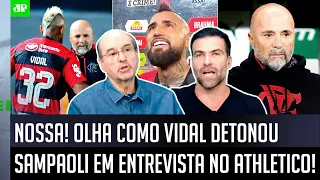 DETONOU! "Cara, o Vidal CHAMOU o Sampaoli de..." DECLARAÇÃO FORTE sobre técnico do Flamengo! DEBATE!