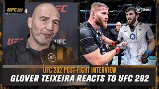 Glover Teixeira reacts to Jan Blachowicz v Magomed Ankalaev at UFC 282 | Post-fight interview