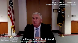 Keynote Address by Ambassador John Abizaid [2020 Arab-US Policymakers Conference]