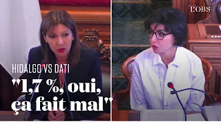 Reprise des hostilités entre Anne Hidalgo et Rachida Dati au Conseil de Paris