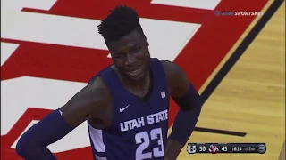 NCAAB 2019 Utah State @ Fresno State 2nd Half