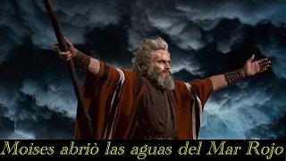 Moises: abriò las aguas del Mar Rojo. 22 de 26.  BIBLICO