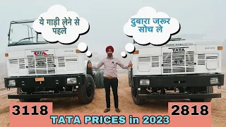 ये ट्रक लेने से पहले दो बार जरूर सोच ले , TATA 3118 VS 2818 BS6 TRUCK IN COWL MODEL 2023