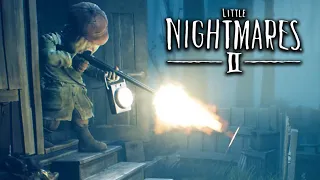 NOS DISPARAN E INTENTAN CAZARNOS... LITTLE NIGHTMARES 2 #1