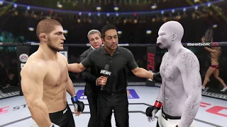 Khabib Nurmagomedov vs. Amphibian Man (EA sports UFC 2) - Crazy UFC 👊🤪