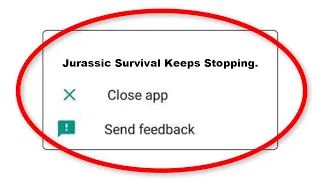 How To Fix Jurassic Survival Apps Keeps Stopping Error Problem Solved in Android