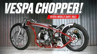 Vespa Custom Jadi Chopper Di Vespa World Days 2022 #AtenxKatros