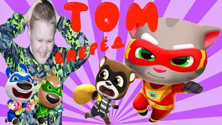 ГОВОРЯЩИЙ ТОМ ПОГОНЯ ГЕРОЕВ #4 Talking Tom Hero Dash лучше Бег за золотом?