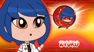 MIRACULOUS LADYBUG -  Ryuko - Kagami Dragon Chibi Transformations