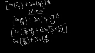 Ep7 De Moiver's Theorem Complex Numbers Linear Algebra