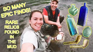 UNBELIEVABLE haul treasure hunting in the mud!