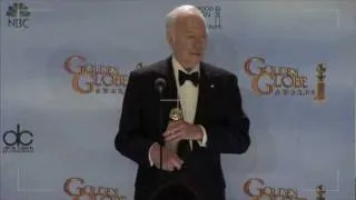 Christopher Plummer - Beginners - Pressroom - Golden Globes 2012