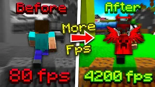 How To Get MORE FPS in Minecraft 2022 BEST Minecraft Settings