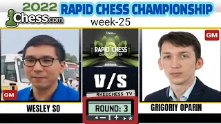 So Sparkling! || Chess.com Rapidchess Championship 2022 || So Vs Oparin || wk25 round 3 ||