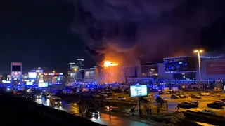 Major Fire at Moscow Theater After Deadly Shooting  | VOA News