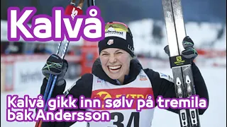 Kalvå gikk inn til VM-sølv på tremila bak Andersson