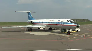 THE SIGHT & THE SOUND 1/4 : Flight onboard Kosmos TU-134A RA-65726 from Moscow (VKO) to Kaluga (KLF)