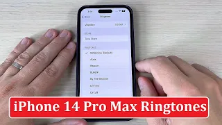ORIGINAL RINGTONES iPhone 14 Pro & Pro Max (2022) IOS 16